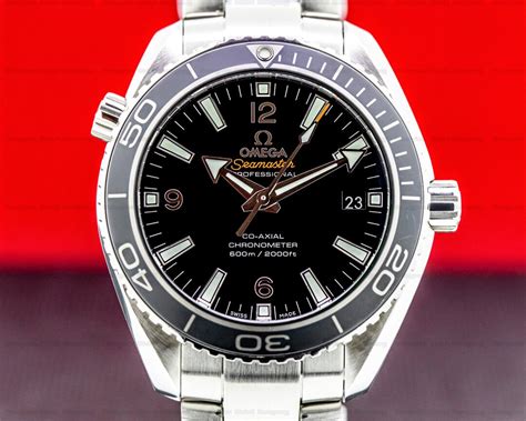 omega seamaster planet ocean co-axial 232.18.42.21.01.001|Seamaster Planet Ocean 600M 42 mm, steel on leather strap.